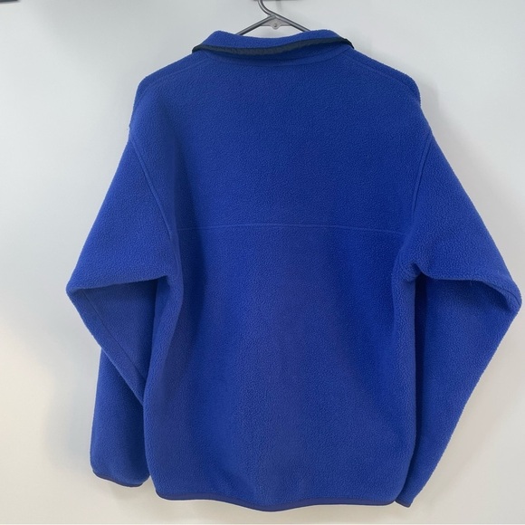 Patagonia Vintage Synchilla Snap-T Pullover Sweatshirt Blue Size Medium - Picture 6 of 10